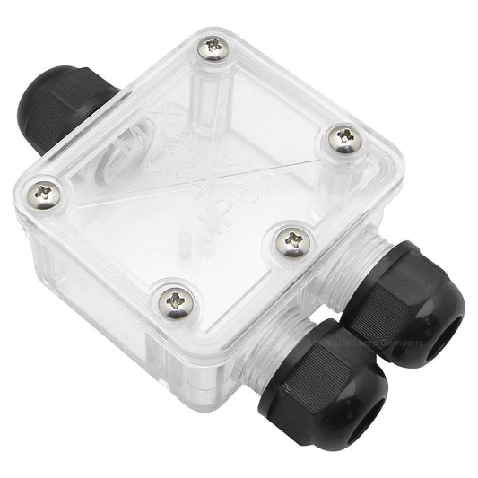Waterproof IP68 Electrical 3 Way Junction Box - Energy Light Bulbs - Free delivery on all orders