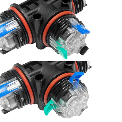 Waterproof IP68 Tee Quick Connector 3P Terminal QCT1 - Free delivery on all orders