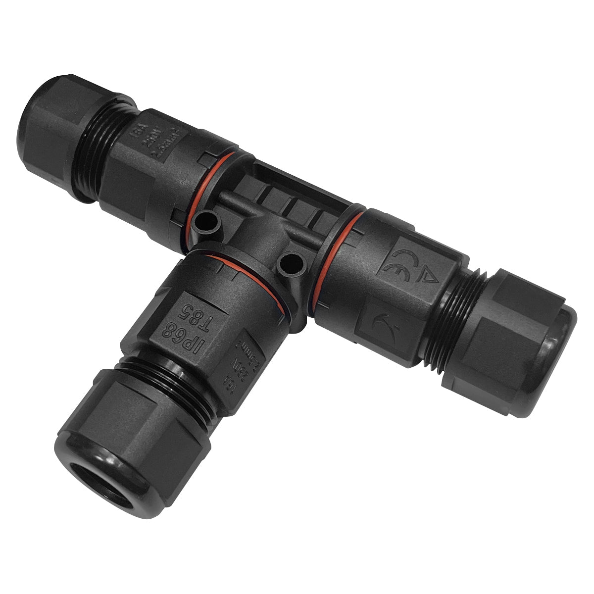 Waterproof IP68 Tee Quick Connector 3P Terminal QCT1 - Free delivery on all orders
