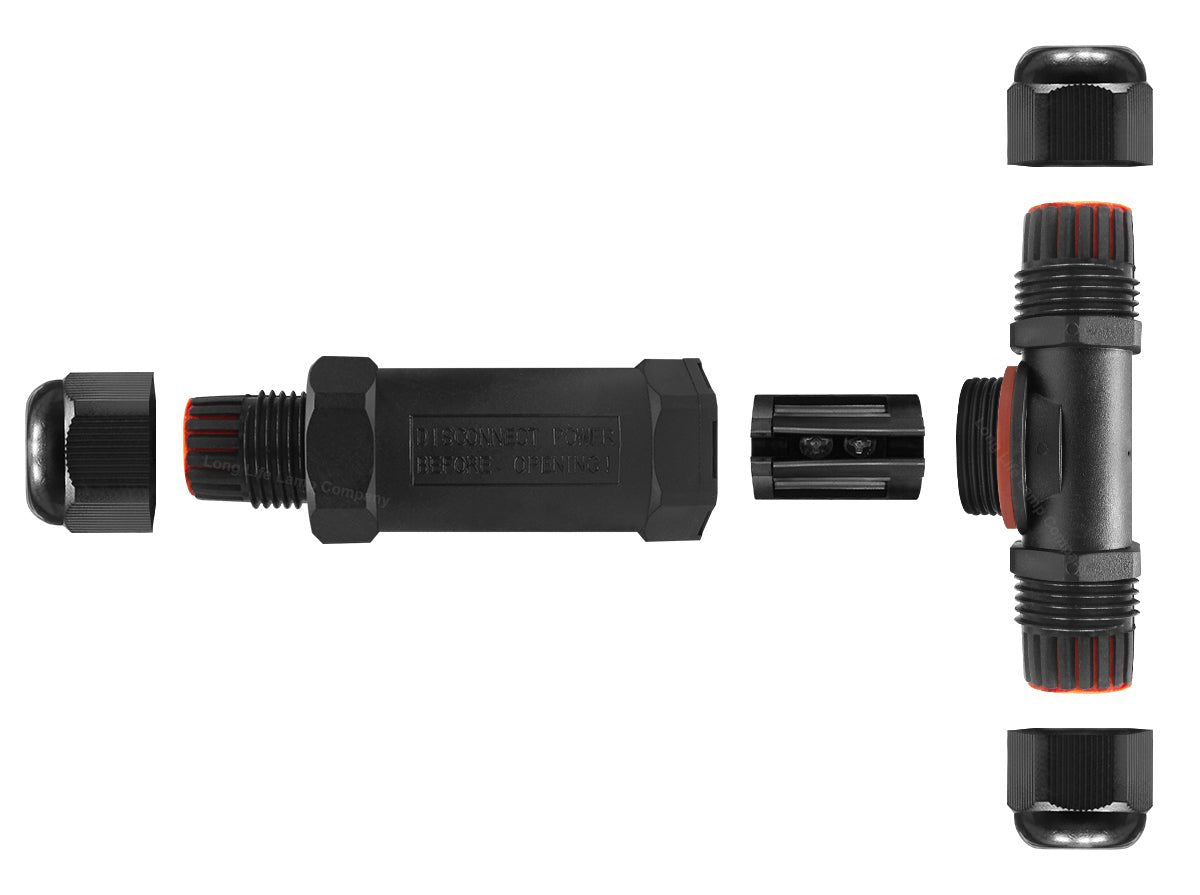 Waterproof T - Junction Underground Cable Line Protection Sleeve Connectors IP68 - Energy Light Bulbs - Free delivery on all orders