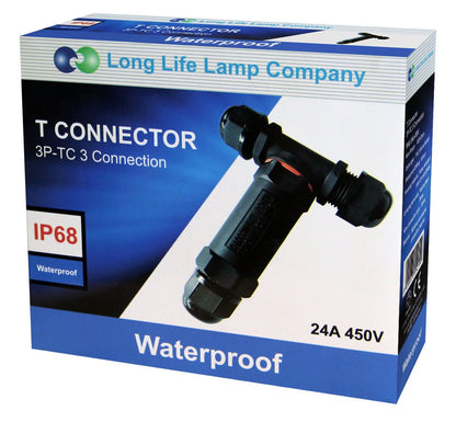 Waterproof T - Junction Underground Cable Line Protection Sleeve Connectors IP68 - Energy Light Bulbs - Free delivery on all orders