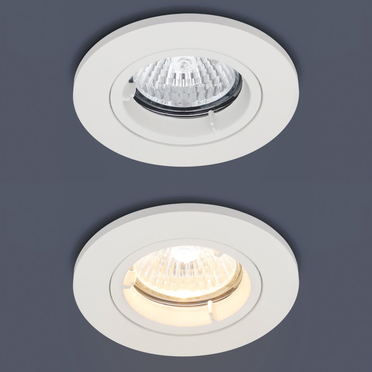 White Fixed Fire Rated Downlight - Energy Light Bulbs - Free delivery on all orders