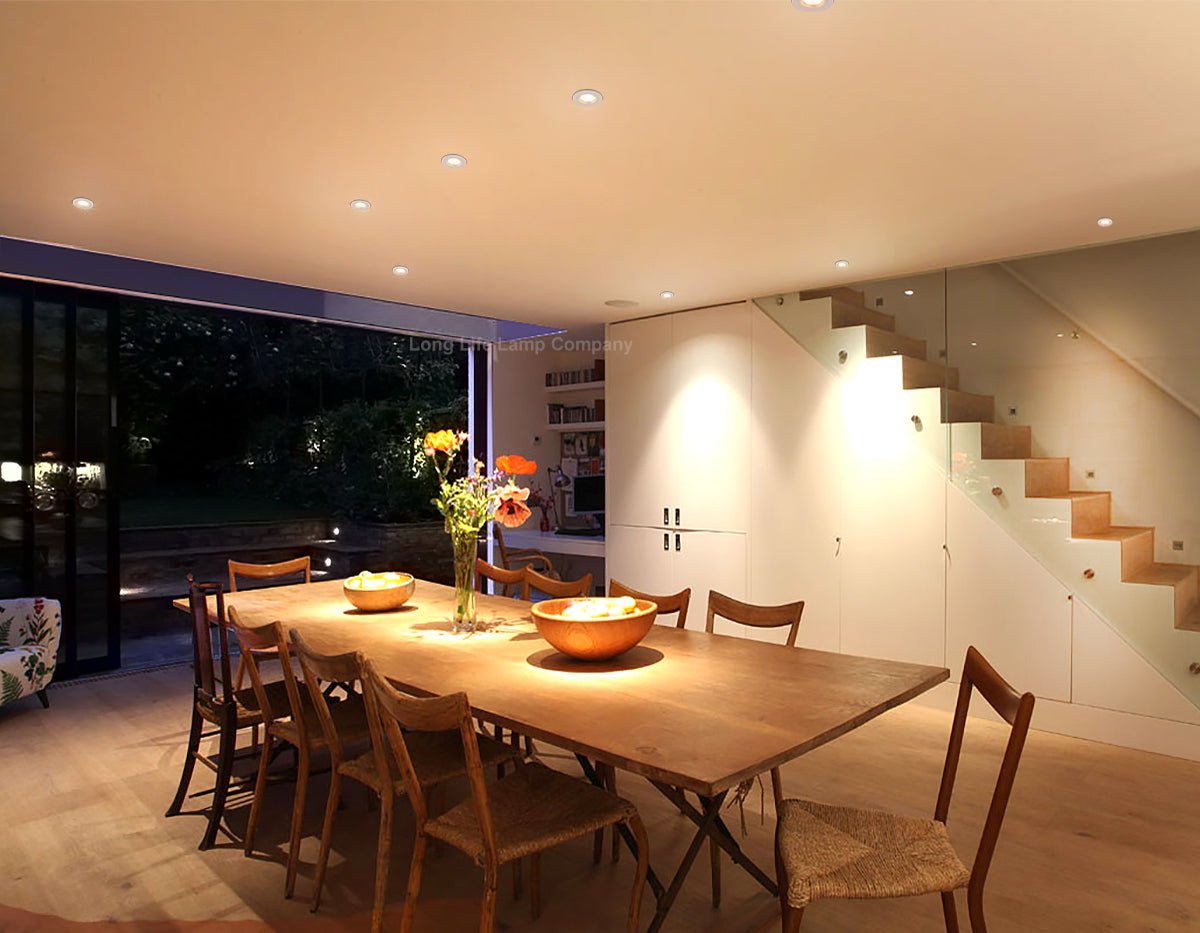 White Fixed Fire Rated Downlight - Energy Light Bulbs - Free delivery on all orders