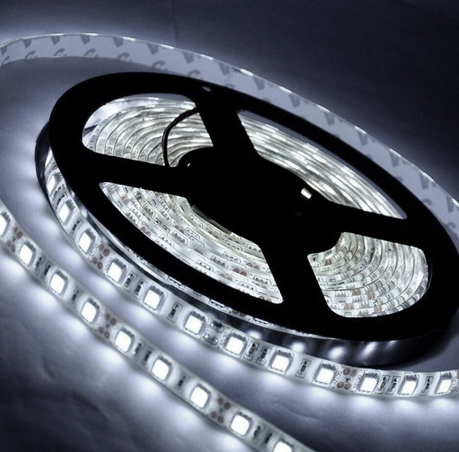 White LED Flexible 5M 24V 5050 IP65 Waterproof SMD Strip Light - Energy Light Bulbs - Free delivery on all orders